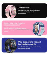 Reloj inteligente W19 para niños, 4G, desbloqueado, con videollamadas, rastreador GPS, juegos de aprendizaje, pantalla de 1,83", función antipérdida - details 1