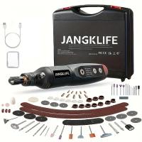 Kit De Herramienta Rotativa Sin Cable USB Para Grabado En Madera Joyería Metal Vidrio Mini Taladro Inalámbrico JANGKLIFE - details 0