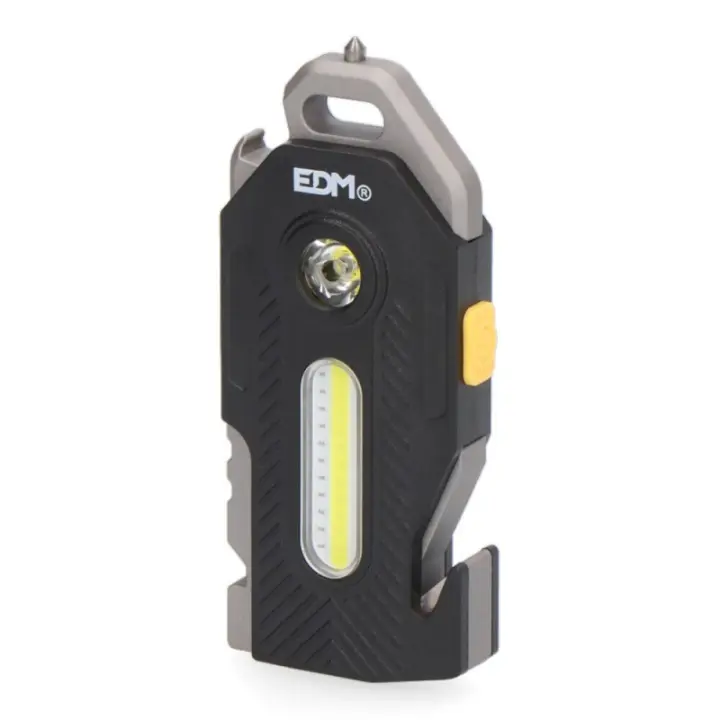 Linterna LED EDM Profesional de Seguridad 6 en 1 7W + 2.5W 2 LEDs - 1
