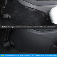 Protector De Consola Central Para Tesla Model 3 2021-2023 Highland 2024 Cubierta De Cuero PU Antipatines Accesorios Coche - details 12