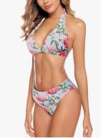 Bikini Mujer Conjuntos Brasileño Sexy Tanga Mujer Playa Ropa de Baño Traje de Baño Sexy Bañador de Baño. Talla XL - details 1