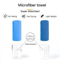 Toalla De Baño Negra Microfibra Para Deporte Secado Rápido Portátil Transpirable Para Playa Camping Senderismo Natación - details 6