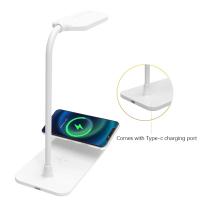 Lámpara De Escritorio LED Con Cargador Inalámbrico Y Puerto USB Luz Nocturna Para Cama Toque Dimmer Protección Para Los Ojos Para Juego Lectura En Casa - details 10
