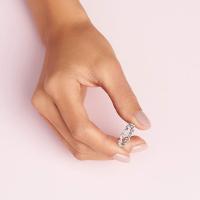 Pandora Moments - Anillo de Plata de Lei con Corazones anudados para Mujer, Viene con Caja De Regno original. - details 2