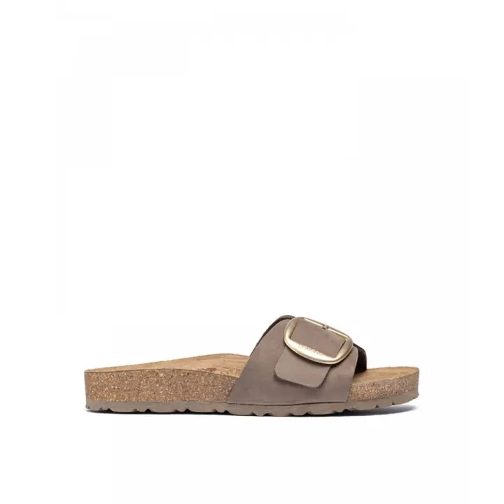 Sandalias Anatómicas mujer YOKONO JERBA114 BIO PALA HEBILLA NOBUCK TABACO 35092 25V - 1