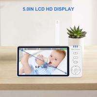 Monitor De Bebé Con Video 5 Pulgadas 2.4G PTZ Mini Seguridad Doméstica Audio Bidireccional Temperatura Display Para Padres Y Niños - details 2