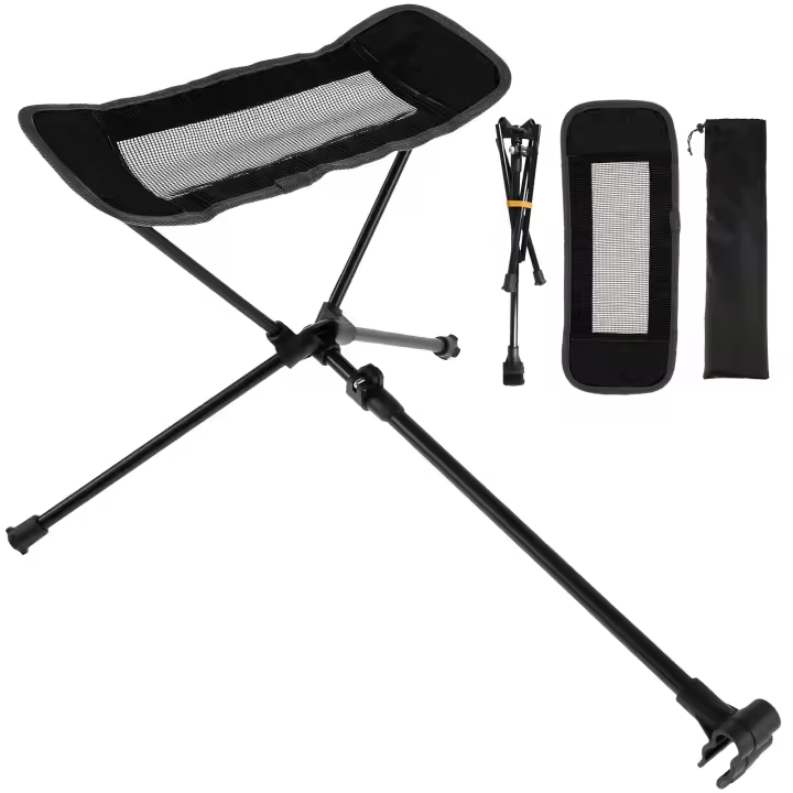 Silla De Camping WESTTUNE Universal Con Soporte De Pies Plegable Y Ajustable Ligera Para Exterior Pesca Playa Senderismo - 1