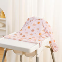 Alfombrilla De Comer Para Bebé HappyFlute One Piece Estampado Completo Impermeable De Poliéster Con Mangas Largas Para Escenarios Variados - details 9