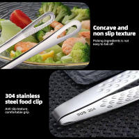 Pinzas De Barbacoa De Acero Inoxidable 304 Para Cocinar Herramientas De Cocina Accesorios De Cocina Tongs De Carne Eco-amigables - details 4