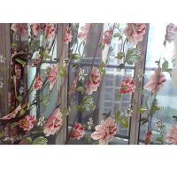 Modernas Cortinas De Tela Floral Para Sala De Estar Diseño De Ventanas Cortina De Tule Cortina De Ventana Para Decoración De Hogar - details 4