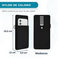Funda Movil Cinturon - Holster Compatible con Smartphones y PDAs V2/V2S/V2 Pro - Clip Trasero para Bolso Cinturon - Correa Ajustable para Bandolera o Riñoneras Hombre - Bolsa Movil Trabajo - details 0