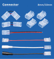 Conector De Enlace De Tira LED Flexible 2Pines 8mm 10mm PCB Para 2835 5050 SMD COB Luz De Tira LED Sin Soldadura Necesaria - details 1