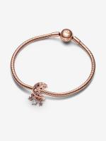 Pandora - Charm de Estrella y Luna cada vez-Baño de Oro Rosa de 14 K - details 1