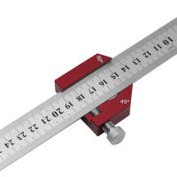 Bloque De Posicionamiento De Regla De Acero Ángulo De 45/60/90 Grados Línea De Marcado Calibrador De Madera Herramienta De Carpintería - details 7
