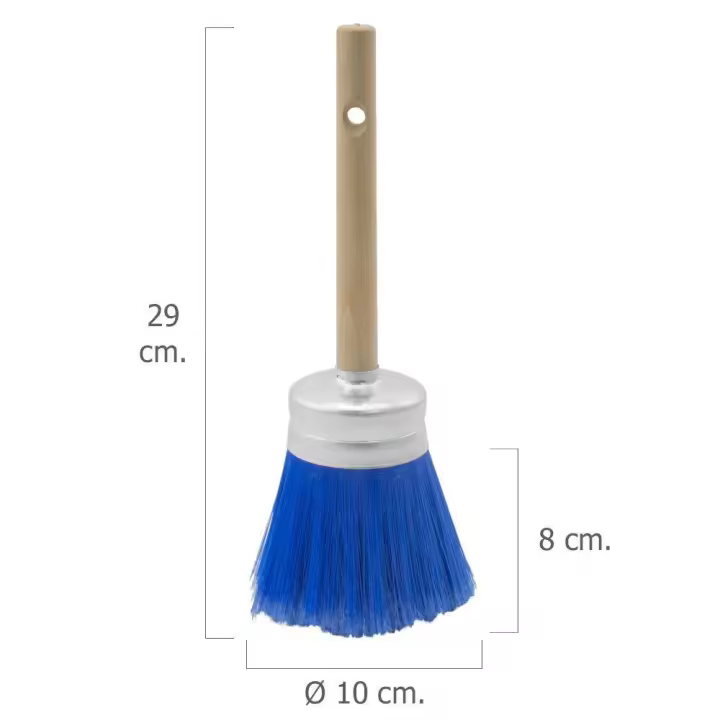 Brocha encalar cerda azul ø 10 x 29 cm. - 1