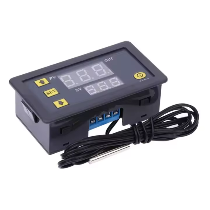 Termostato Digital W3230 Con Pantalla LED Control De Temperatura 12V 24V AC110-220V Probing Línea 20A Calor/Aire Acondicionado Instrumento - 1