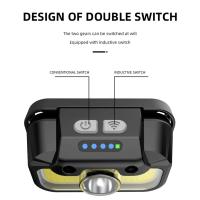 VASTFIRE Linterna De Corbata Recargable Con Luz Blanca Roja Verde Sensor De Movimiento Ajustable 14 Modos Impermeable Para Camping Senderismo Pesca Ciclismo - details 11