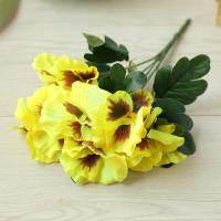 10 Cabezas De Margarita Artificial 26cm Bouquet Para Boda Fiesta Hogar Rama De Flores Artificiales Material COTON - details 69