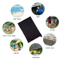 Mini Alfombra De Picnic Para El Exterior Plegable Y Portátil Ligera Y Impermeable Alfombra De Playa Manta De Campaña De Tela CANVAS - details 4