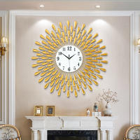 Reloj de pared creativo de hierro forjado, reloj decorativo para sala de estar, reloj electrónico de cuarzo. - details 3