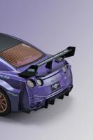 Coche De Juguete Nissan GTR CSR2 Skyline Ares a Escala 1:24 Metálico Con Retroceso Para Colección Modelos De Simulación Alta Para Niños - details 3