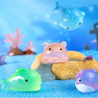 10PCS Ornamentos De Resina Luminosa De Ballena Y Octopus Para Jardín Faeérico Miniatura Organismo Marítimo Decoración De Micro Paisaje En Maceta - details 4