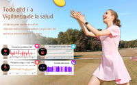 Reloj Inteligente Mujer,2025  1.32" Diamond Smartwatch Redondo con Llamadas Bluetooth 150+ Modos Pulsómetro Monitor de Sueño Podómetro Calorías, Fitness Tracker para Android iOS - details 4