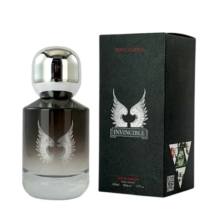 Everlyx - Perfume masculino Invincible - Eau de Parfum 50ml con notas especiadas, amaderadas y frescas - Fragancia elegante y potente con alta fijación - Ideal para hombres con presencia y carácter fuerte. - 1