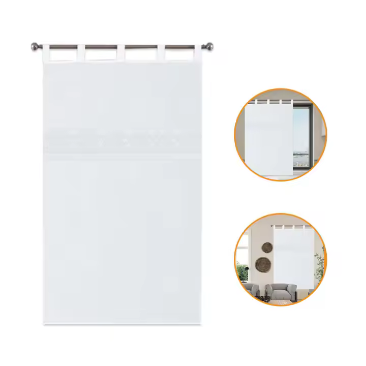 Cortina De Cocina - 100x150cm - Cortinas Bordadas, Cortinas De Cocina Modernas, Adecuadas Para Cocina, Estudio, DecoracióN De Ventanas Interiores, 1 Pieza, Color Blanco 2025 Nuevo Caliente - 1