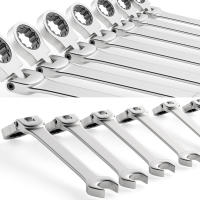 Juego De Llaves De Encaje Flex-Head 1Pc Tamaño 6-24mm Acero Cromo Vanadio Herramientas Manuales Universales Para Reparación De Coches - details 5