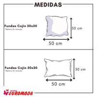 NATURALS - Funda Cojín Vacío Estampada - 100% Algodón Extra Suave - 50X50 cm - Fabricado en España - Modelos Infantiles Animales - details 0