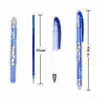 Juego De Bolígrafos Gel Erasables 0.5mm Azul Y Negro Tinta Borrable Refill Rod Lavable Para Escuela Y Oficina Suministros De Papelería - details 2