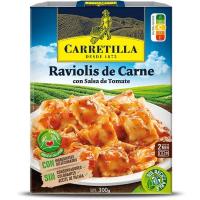 CARRETILLA Raviolis de Carne con Salsa de Tomate 10 Unidades 300 GR Platos Listos en 2 Minutos,con Ingredientes Seleccionados,sin Aceite de Palma ni Colorantes y Sin Conservadores - details 0