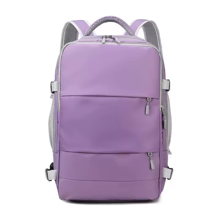 Mochila de viaje de gran capacidad para Mujer, Bolso de Día informal, impermeable, antirobus, Con Correa de equipamiento y Puerto de carga USB - 1