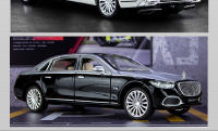 Modelo De Coche De Aleación Mercedes-Benz S680 1:24 Con Sonido Y Luz Juguete De Retroceso Para Niños Colección Decoración Regalo C258 - details 12