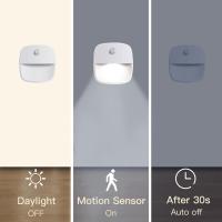 Luz con Sensor de Movimiento, 3 Piezas Luz de Noche con Sensor de Movimiento en Pilas,Luces Sensor de Movimiento Interior - details 0