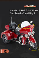 Modelo De Motocicleta a Escala 1:9 De Aleación De Metal Con Función De Retroceso Y Absorción De Choques Juguete De Colección Para Niños Tamaño Miniatura Aproximadamente 19.5*10*11CM - details 6