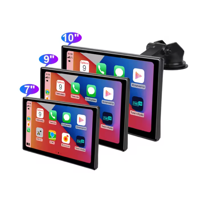 Monitor De Coche JMCQ Con Carplay Y Android Auto Pantalla Inteligente Multimedia Video Player MP5 GPS AUX 2Din Tamaño 7/9/10 Pulgadas - 1
