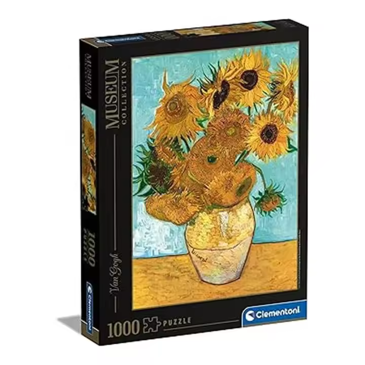 Clementoni Puzzle 1000 Piezas Museos Van Gogh Los Girasoles 31438 - 1
