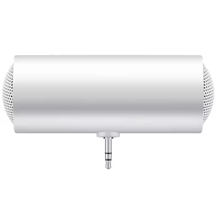 Altavoz Estéreo Mini Portátil para Reproductor de Música MP3 Amplificador Potente para Móvil y Tableta PC Color Blanco - 1