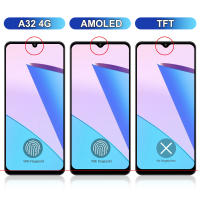Pantalla AMOLED LCD A32 Para Samsung Galaxy A325 A325F A325F/DS A325M A325N Con Marco Y Sensor De Huella Dactilar Pantalla Táctil Y Digitizador Negro Compatible Con Samsung A32 4G - details 3