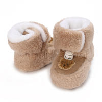 Botas De Nieve Para Bebés Recién Nacidos De Algodón Antideslizantes Y Cálidas Zapatos Para Caminar Infantiles Con Peluche - details 59