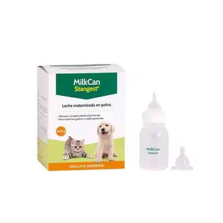 LECHE MILKCAN-PERRO/GATO 400gr + BIBERÓN - 1
