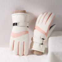 Guantes De Motocicleta Para Deporte Al Aire Libre Resistente Al Viento Impermeable Táctil De Piel De Oveja Gruesa Para Invierno Guantes De Escoba Unisex - details 6