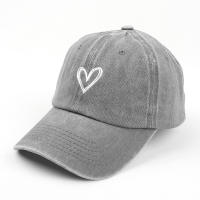 Gorro De Béisbol Multifuncional Para Mujeres Y Hombres Con Bordado De Corazón De Durazno Lavado Suave Y Delgado Para La Primavera Y El Verano - details 2