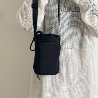 Bolso De Hombro Minimalista De Nylon Para Mujer Bolsa Cruzada Con Cremallera Y Cordón Estilo Fashion Cute Bolsas Para Teléfono - details 6
