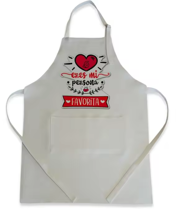 Detanta ERES MI PERSONA FAVORITA Delantal abuela novios pareja amigos regalo original ada y sus detalles - 1
