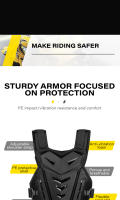 Chaleco De Protección Para Motocross SULAITE Chaqueta Motocross Con Protector De Espalda Y Pecho Para Off-Road Y Bicicletas De Tierra Equipamiento Protector - details 4