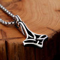 Collar De Acero Inoxidable Vintage Con Pendentivo De Corazón Nórdico Águila Para Hombres Joyería Amuleto Regalos Estilo Punk - details 3