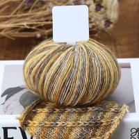 Hilo De Crochet Suave Para Invierno DIY Tejido a Mano Con Algodón Mohair Yarn Para Pasteles Ropa Gorro Cuello Largo - details 9